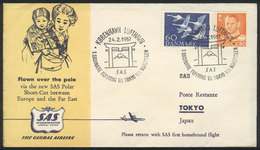 DENMARK: 24/FE/1957: First S.A.S. Flight Copenhagen-Tokyo Via The North Pole, With - Autres & Non Classés