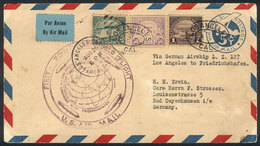 UNITED STATES: Cover Franked With $1.80, Sent From Los Angeles To Germany On 26/AU/ - Postal History