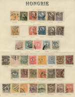 HUNGARY: Collection In Very Old Album Pages, Including Scarce And Interesting Stamp - Autres & Non Classés