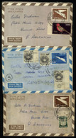 ISRAEL: 15 Aerograms Sent To Argentina, Some With Additional Postages, Fine Quality - Autres & Non Classés