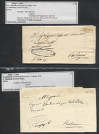 ITALY: Kingdom Of Napoli And Sicilia: Collection Of 44 Letters With Pre-stamp Marki - Naples