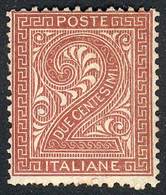 ITALY: Sc.25, 1863/77 2c. Mint Never Hinged, VF Quality, Catalog Value US$80. - Zonder Classificatie