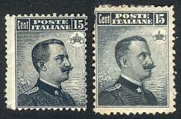 ITALY: Sc.93 And 111, Mint Lightly Hinged, Minor Defects, Catalog Value US$380, Goo - Unclassified