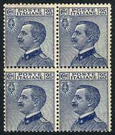 ITALY: Sc.100 (Sa.83), Mint Never Hinged Block Of 4, VF, Catalog Value US$24+ - Unclassified