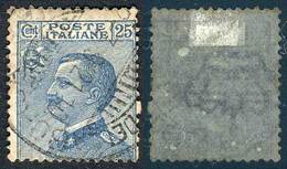 ITALY: Sc.100 (Sa.83), With INVERTED WATERMARK Variety, VF! - Unclassified