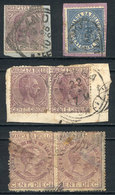 ITALY: Small Lot Of Revenue Stamps, Some On Fragment And POSTALLY USED, Very Intere - Non Classés