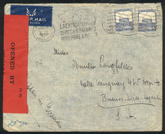 PALESTINE: Cover Sent From Tel-Aviv To Argentina On 29/NO/1940 With Nice CENSOR Mar - Palestine