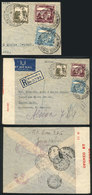 PALESTINE: Registered Airmail Cover Sent From Jerusalem To Argentina On 4/FE/1942, - Palestina