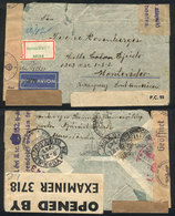 ROMANIA: Registered Airmail Cover Sent From MAROSVASARHELY To Uruguay In AU/1942, A - Other & Unclassified