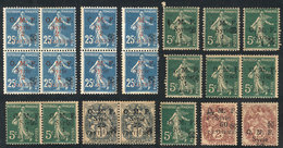 SYRIA: Sc.64/67, 1920 The First Values Of The Set (several Examples Of Each Value) - Syrie