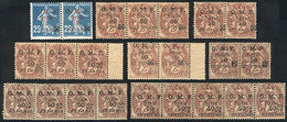 SYRIA: Lot Of Overprinted Stamps Of 1920, Some With VARIETIES, For Example: Sc.65, - Syrie