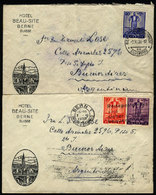 SWITZERLAND: 2 Covers Sent To Argentina In NO/1936 Franked With The Set Sc.B77/B79, - Other & Unclassified