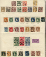 SWITZERLAND: Collection In Very Old Album Pages, Including Scarce And Interesting S - Andere & Zonder Classificatie