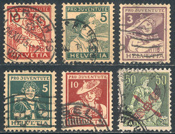 SWITZERLAND: Small Lot Of Old Used Stamps, General Quality Is Fine To VF, Sc.B4/B6 - Other & Unclassified