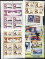 TUVALU: Lot Of VERY THEMATIC Sheets And Souvenir Sheets, Unmounted, Excellent Quali - Tuvalu