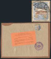 URUGUAY: Large Fragment Of Parcel Post Cover Sent To Belgium, Franked By Sc.O127 Wi - Uruguay