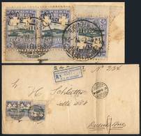 URUGUAY: Registered Official Cover Sent To Buenos Aires On 1/AP/1924, Franked By Sc - Uruguay