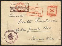 URUGUAY: Cover Of The Ministry Of Foreign Affairs Sent To Argentina On 31/AU/1933 - Uruguay