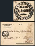 URUGUAY: Card Of The Museum Of Natural History Sent Stampless To Brazil On 11/NO/1 - Uruguay