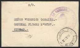 URUGUAY: Small Cover Of The Ministry Of Agriculture Used Stampless In Montevideo On - Uruguay