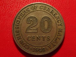 Malaya - 20 Cents 1948 George VI 4763 - Malaysie