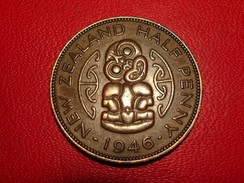 Nouvelle Zelande - Half Penny 1946 George VI 4772 - Neuseeland