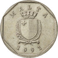 Monnaie, Malte, 5 Cents, 1991, TTB+, Copper-nickel, KM:95 - Malta