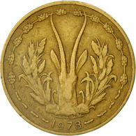 Monnaie, West African States, 5 Francs, 1978, Paris, TTB - Costa De Marfil
