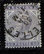 41  Obl  BXL  40 - 1883 Léopold II