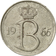 Monnaie, Belgique, 25 Centimes, 1966, Bruxelles, TTB, Copper-nickel, KM:153.1 - 25 Centimes