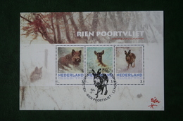 POSTSET Rien Poortvliet Winterlandschappen Dear 2014 Gestempeld / Used NEDERLAND / NIEDERLANDE / NETHERLANDS - Personnalized Stamps