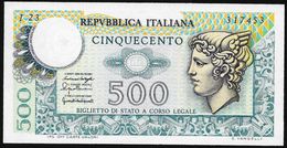 Italia/Italy/Italie: 500 Lire Mercurio - 500 Lire