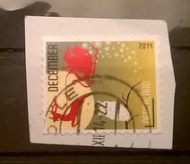 FRANCOBOLLI STAMPS OLANDA NEDERLAND 2014 SU FRAMMENTO SERIE NATALE - Used Stamps