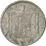 Monnaie, Espagne, 10 Centimos, 1945, TTB, Aluminium, KM:766 - 10 Céntimos