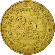 Monnaie, États De L'Afrique Centrale, 25 Francs, 2006, Paris, TB+, Laiton - Kameroen