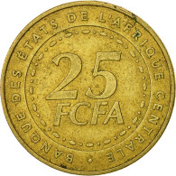 Monnaie, États De L'Afrique Centrale, 25 Francs, 2006, Paris, TB+, Laiton - Camerun