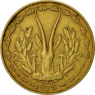 Monnaie, West African States, 10 Francs, 1976, TTB+, Aluminum-Nickel-Bronze - Elfenbeinküste