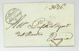 ROYAUME D’ITALIE - FONTANELLI, Achille (Modène 1775 -1857) General 1812 Leipzig Venezia Milano Franchise - Army Postmarks (before 1900)