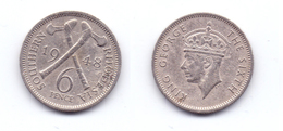 Southern Rhodesia 6 Pence 1948 - Rhodesien