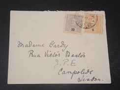 PORTUGAL - Enveloppe Pour Lisbonne , Affranchissement Bicolore - L 10621 - Lettres & Documents