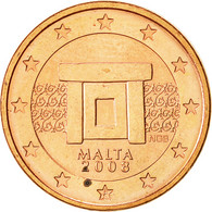 Monnaie, Malte, Euro Cent, 2008, Paris, SUP, Copper Plated Steel, KM:125 - Malta