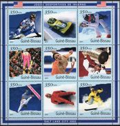 GUINÉ BISSAU 2001 - J.O Hiver Salt Lake, Sports Divers - 9 Val Neufs // Mnh - Winter 2002: Salt Lake City