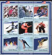 GUINÉ BISSAU 2001 - J.O Hiver Salt Lake, Sports Divers - 9 Val Neufs // Mnh - Invierno 2002: Salt Lake City