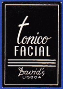 Old Label/ Ancienne  Etiquette - TÓNICO FACIAL, David's, Lisboa // Perfumery -  Portugal - Labels