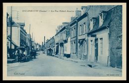 ESCARBOTIN - La Rue Hubert Acoulon (Ed. Coll. Fauvel) Carte Postale - Friville Escarbotin