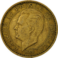 Monnaie, Monaco, Rainier III, 50 Francs, Cinquante, 1950, TTB, Aluminum-Bronze - 1949-1956 Alte Francs