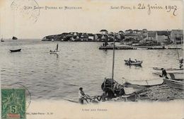 CPA Saint Pierre Et Miquelon Circulé Dos Non Séparé - Saint-Pierre Und Miquelon