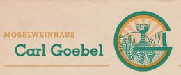 Facture 1948 / Carl GOEBEL / Moselweinhaus / Weingrosshandlung / Likörfabrik / Saarbrücken / Allemagne - Sonstige & Ohne Zuordnung