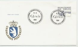 GREENLAND 1984 Art Karale Andreassen  On FDC.  Michel 147 - FDC