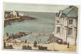 CPA COLORISEE LADIES BATHING PLACE, PORTRUSH, ANTRIM, IRLANDE DU NORD, ROYAUME UNI - Antrim